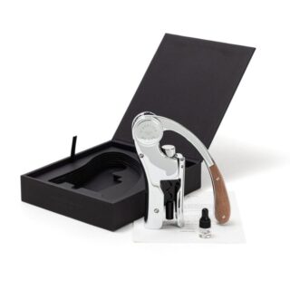 Oeno Motion Corkscrew - Wood & Chrome