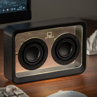 Transparent Bluetooth Speaker Black– Mage by Gingko Design