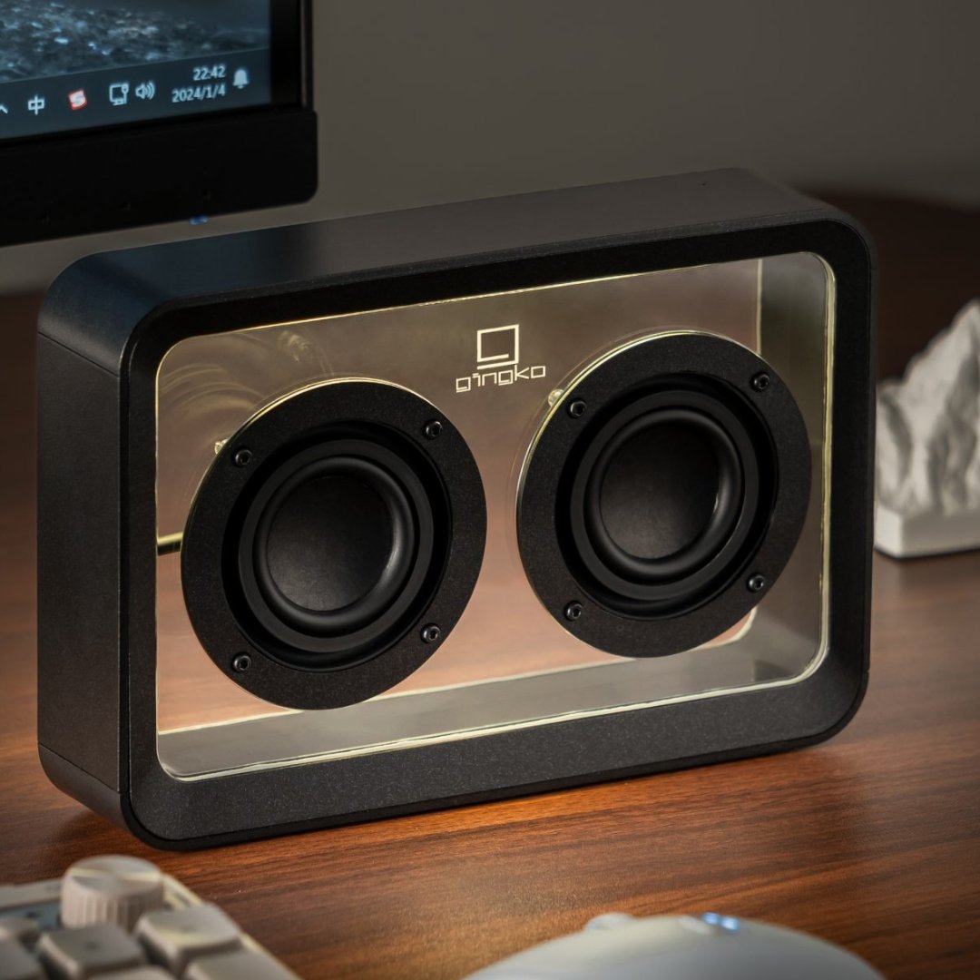 Mage bluetooth speaker from Gingko Design in black