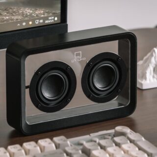 Transparent Bluetooth Speaker Black– Mage by Gingko Design