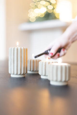 Dentelles T-light Holder Small - Atelier Pierre