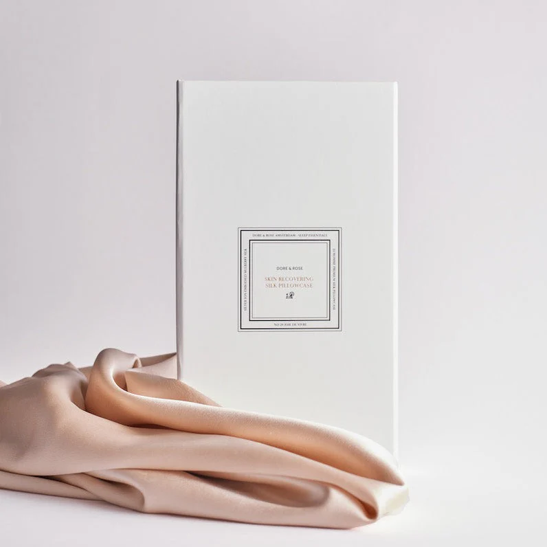 Premium Silk Pillowcase - Dore & Rose Champagne