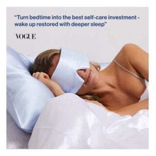 Deep Sleep Mask - Dore & Rose Blue / White striped