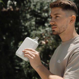 A6 Stainless Steel memobottle White