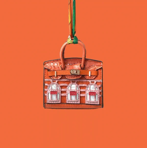Vahlura birkin inspired Farborough bag charms