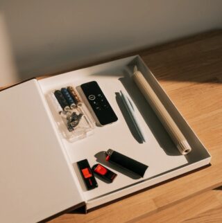 Japandi Calm – Coffee Table Storage Book(L) by Solulu