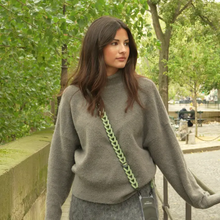 Charlot Paris - Luxe leather cord Mel Long Salie