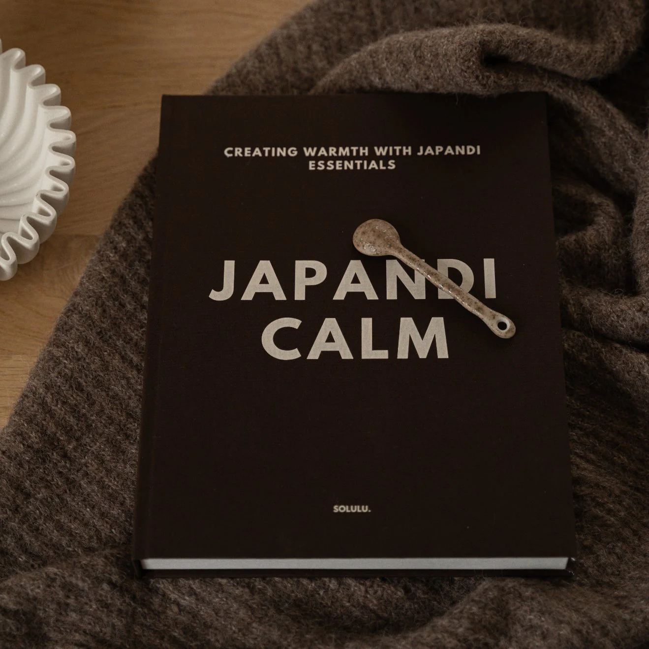 Japandi Calm – Large Coffee Table Book with Hidden Storage