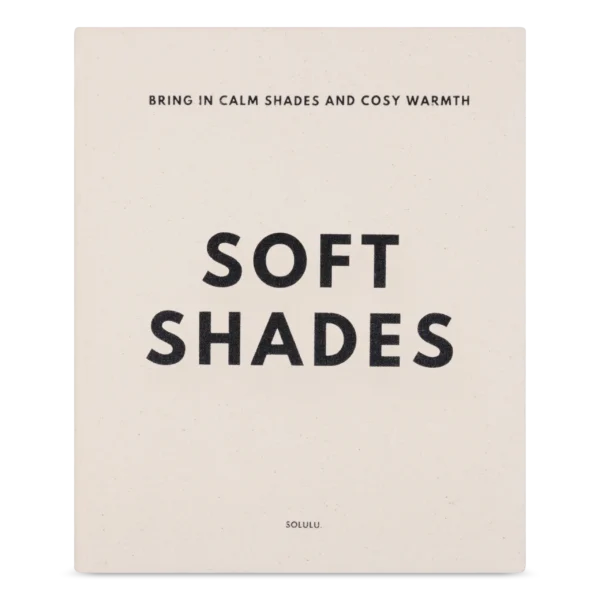 Soft Shades linen storage book with hidden storage – neutral cover for stylish home organization.