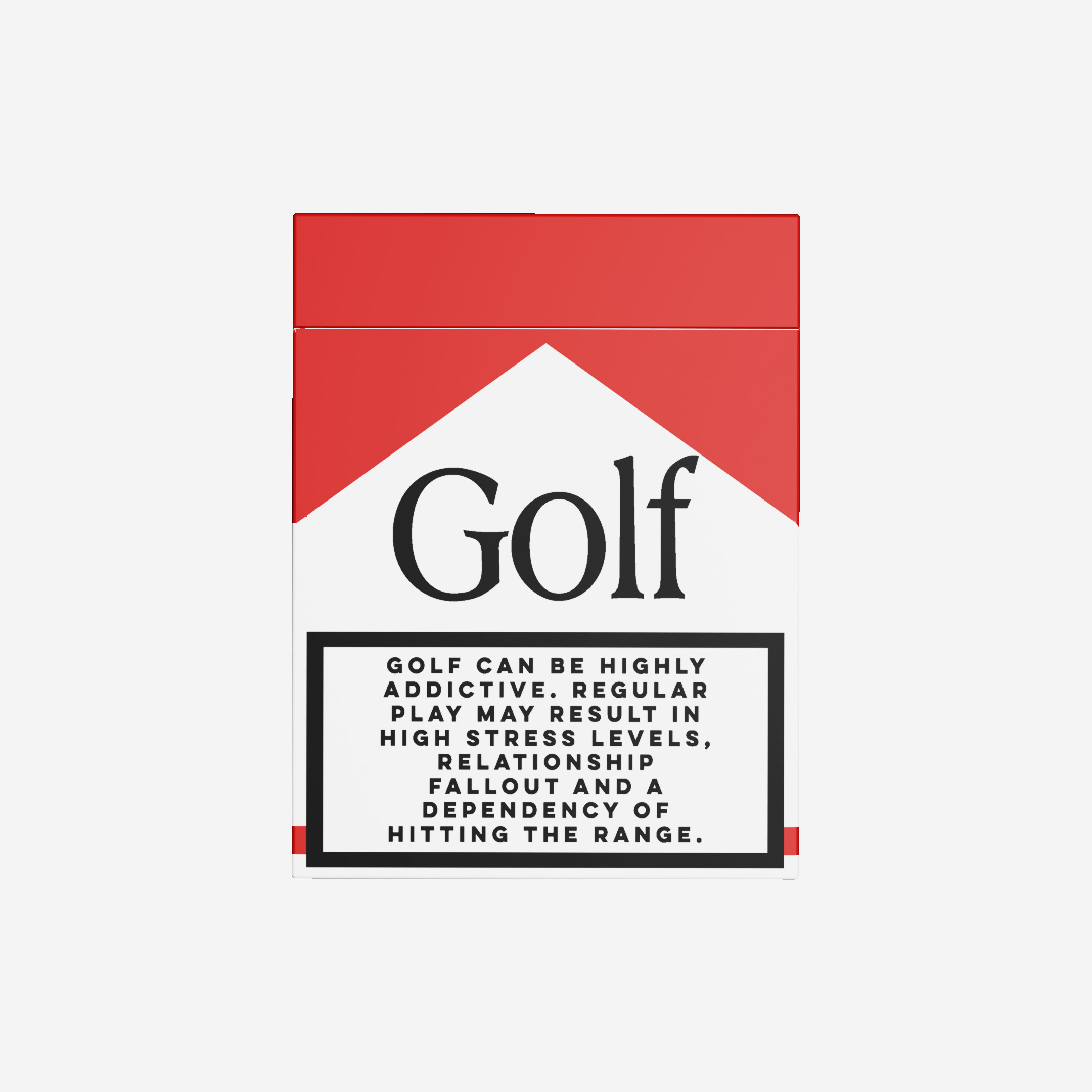 Looking for a golf tee gift with personality? This bold box holds 20 bamboo tees in a clever cigarette-style pack. Stylish. Sustainable. Unmissable.