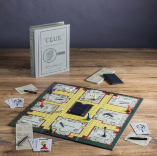 Clue Vintage Edition – Elegant Mystery Game in Bookshelf Format