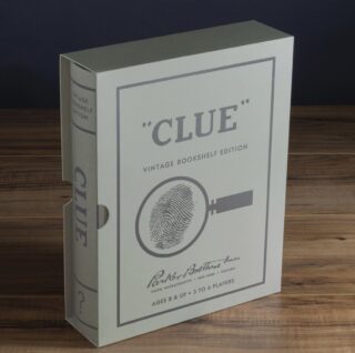 Clue Vintage Edition – Elegant Mystery Game in Bookshelf Format