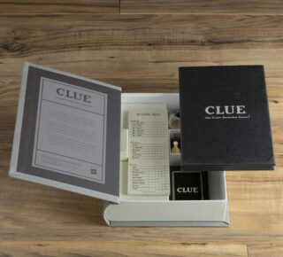 Clue Vintage Edition – Elegant Mystery Game in Bookshelf Format