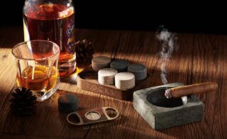 Cigar Gift Set – Luxury Whiskey & Cigar Set for Men