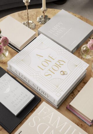 Coffee Table Wedding Photo Album – A Love Story