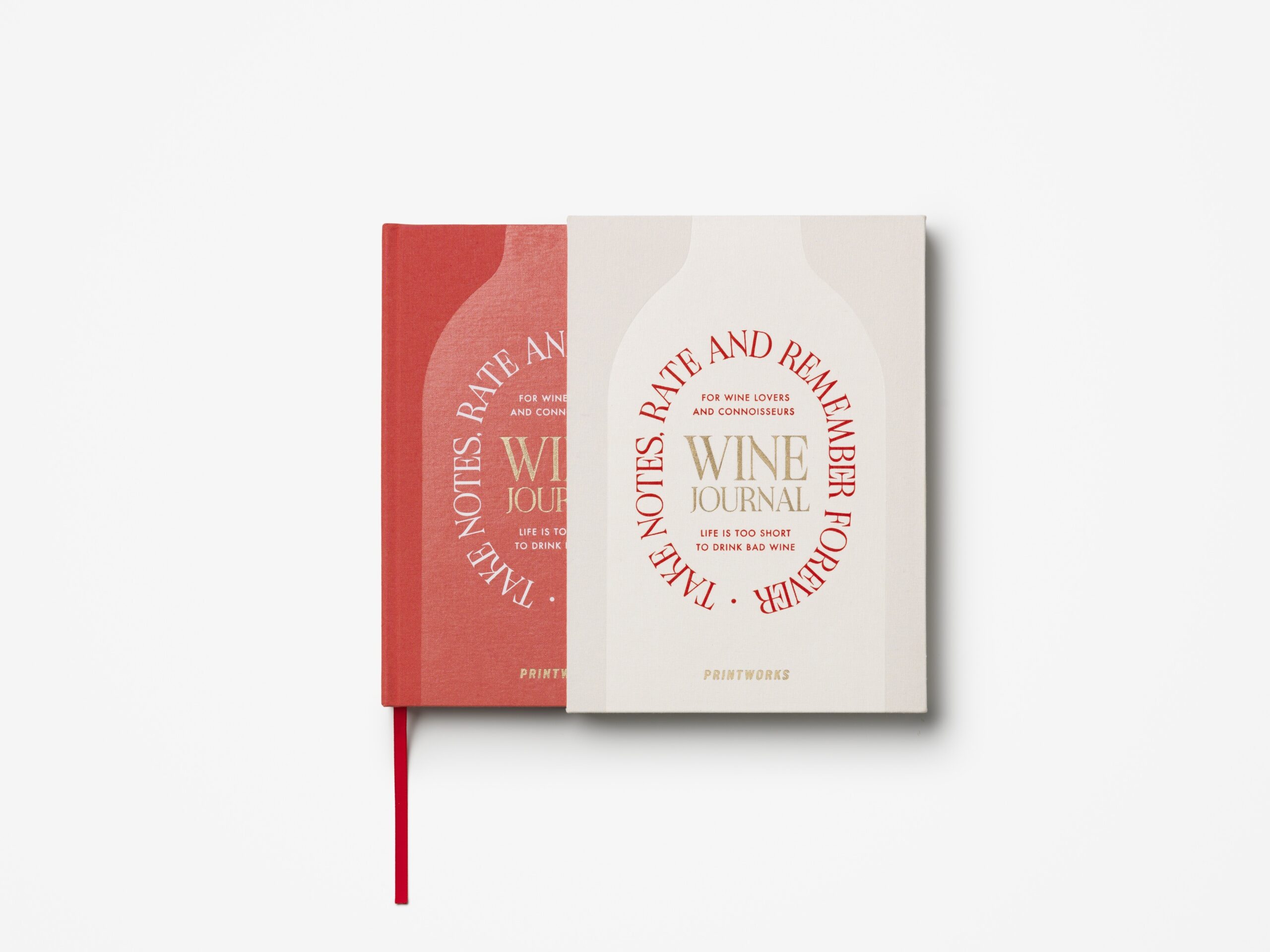 PRINTWORKS Wine Tasting Journal with gift-ready packaging