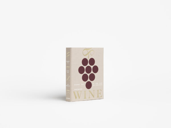 Wine tools set in beige and red book-style box – elegant stainless steel wine accessories