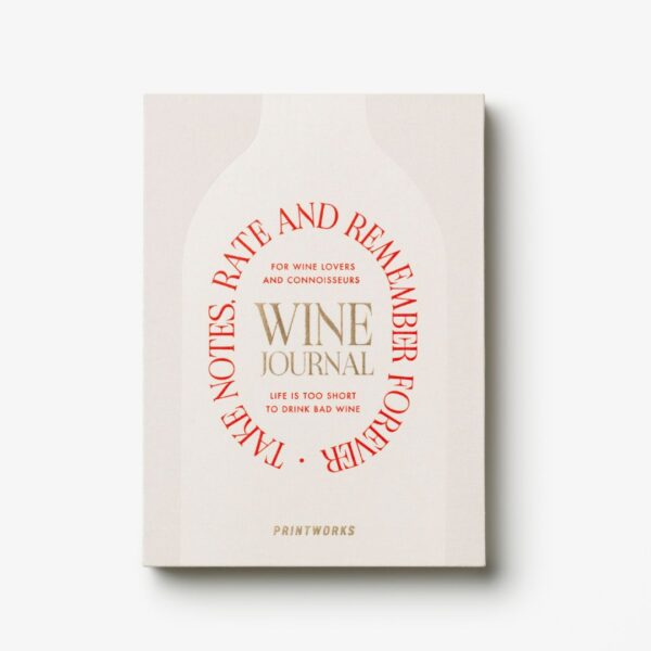 Wine Tasting Journal by PRINTWORKS – elegant wine notebook