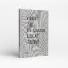 Art portfolio book in blue or grey with 19 frames for showcasing artwork