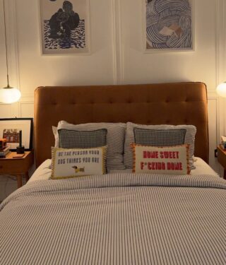 Dog Lover Cushion – “Be the Person Your Dog Thinks You Are”