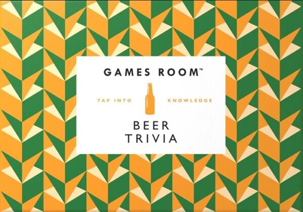 Beer Trivia game — compact box with 140 beer-themed trivia cards.