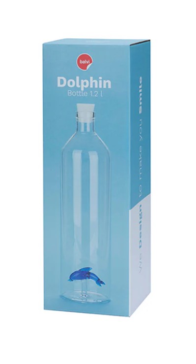 Dolphin bottle Balvi in giftbox