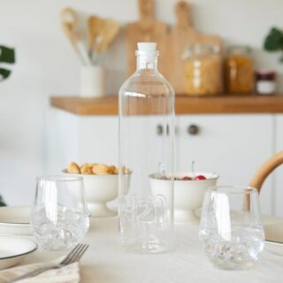 Minimalist Glass Bottle – Atlantis H2O Bottle Balvi