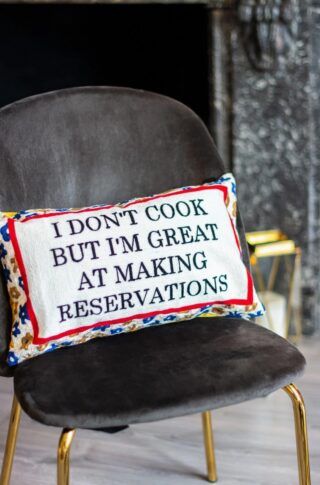 Funny Kitchen Cushion – “I Don’t Cook”