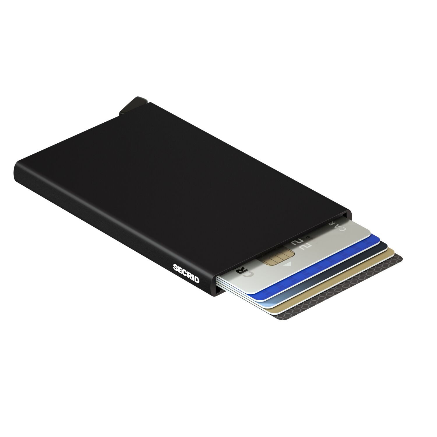 Secrid Cardprotector Original Black aluminium card holder.