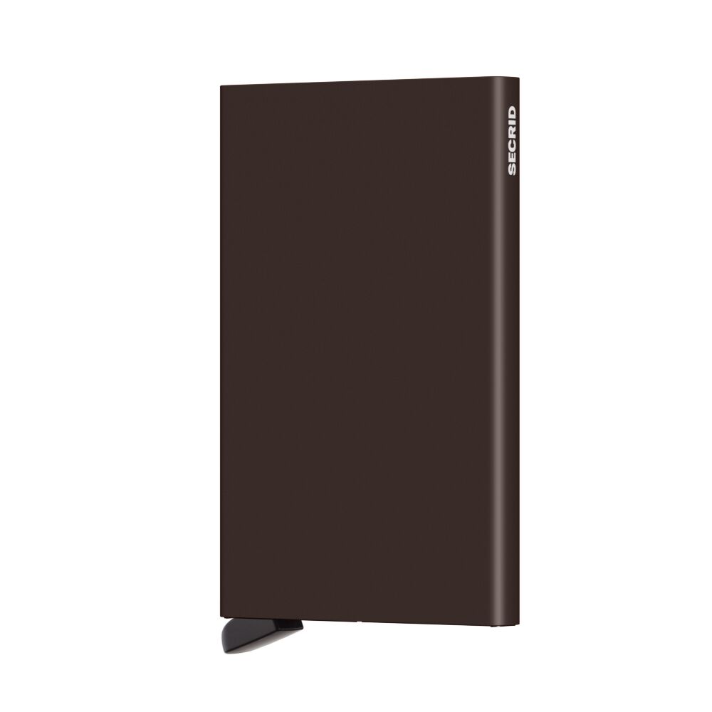 Secrid Cardprotector Original Brown aluminium card holder.
