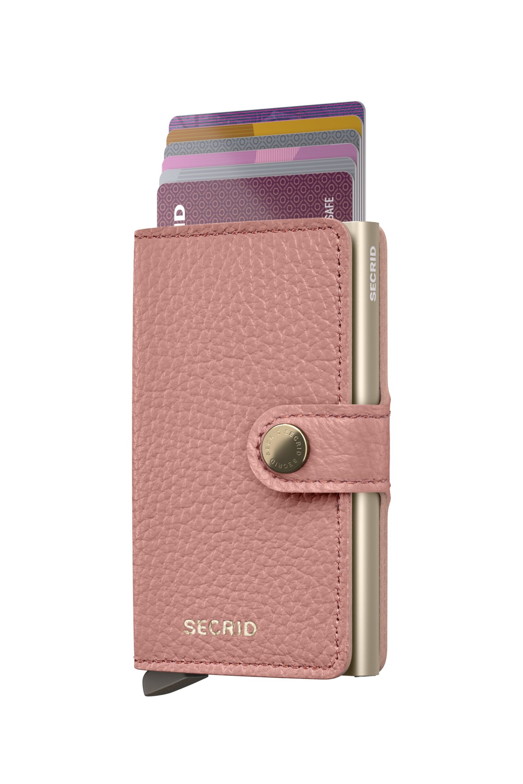 Secrid Miniwallet Pebble Rose with RFID protection. Compact, elegant and surprisingly spacious — a refined everyday essential.