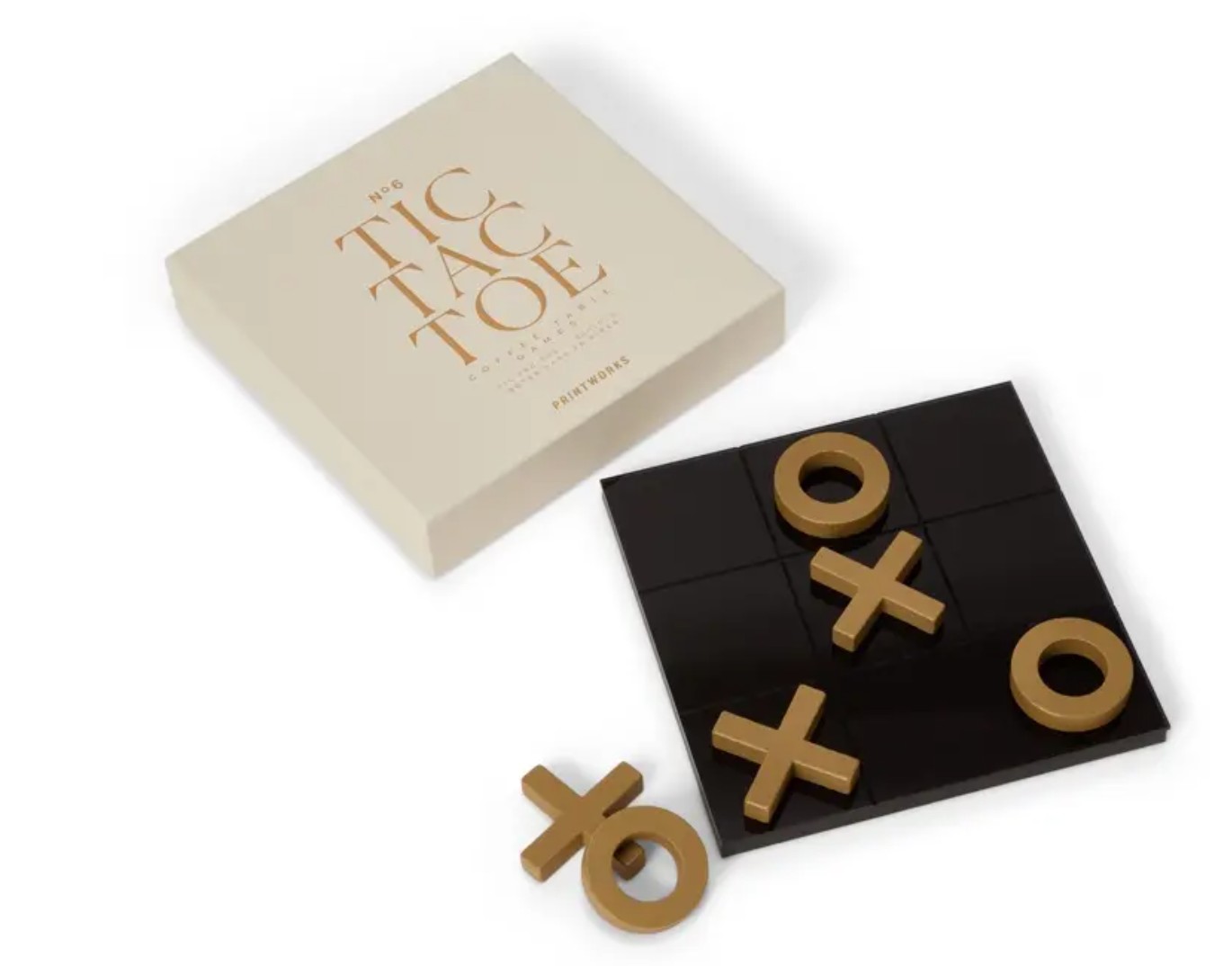 Tic Tac Toe Printworks game open box 2