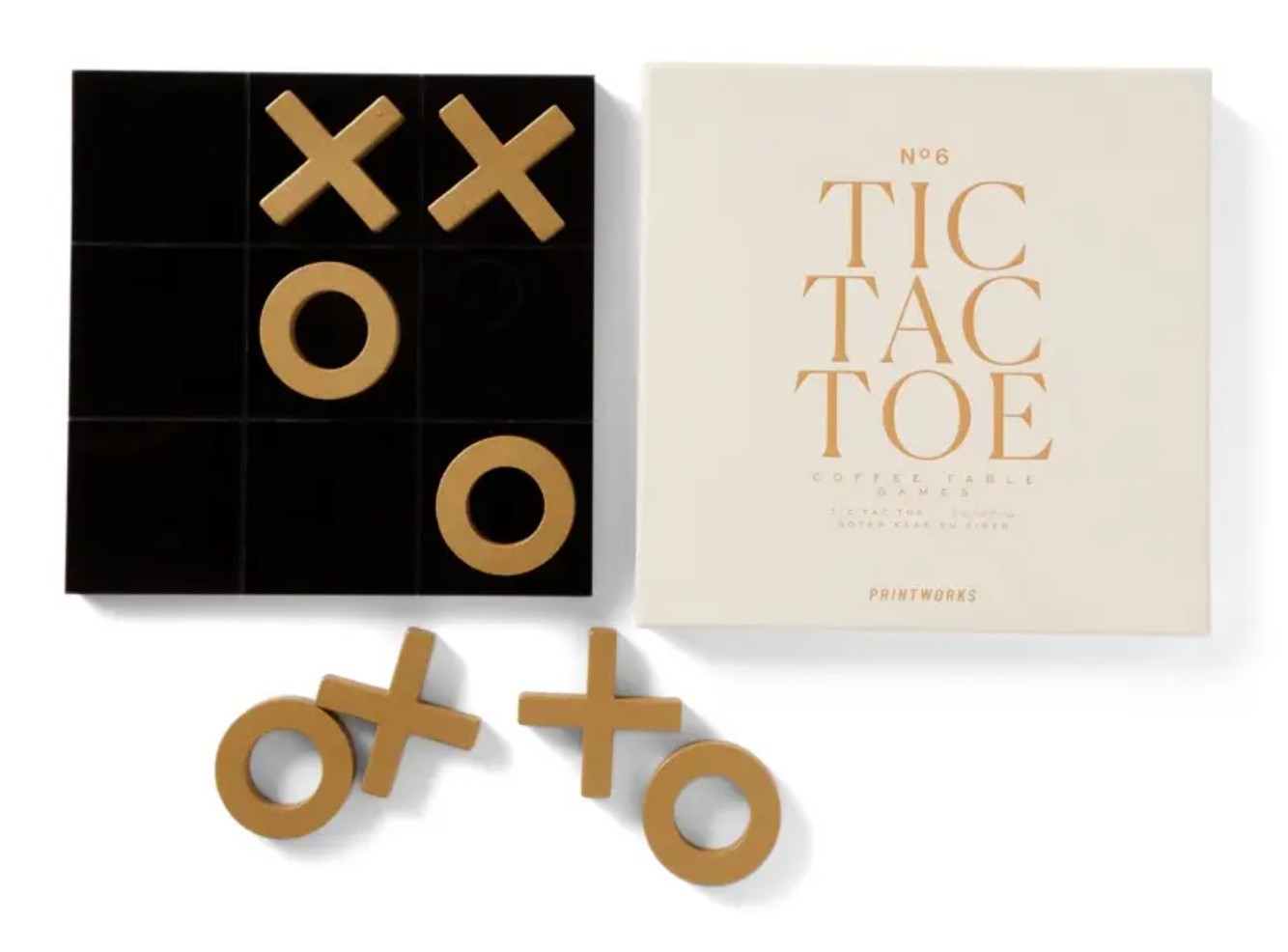 Tic Tac Toe Printworks game open box