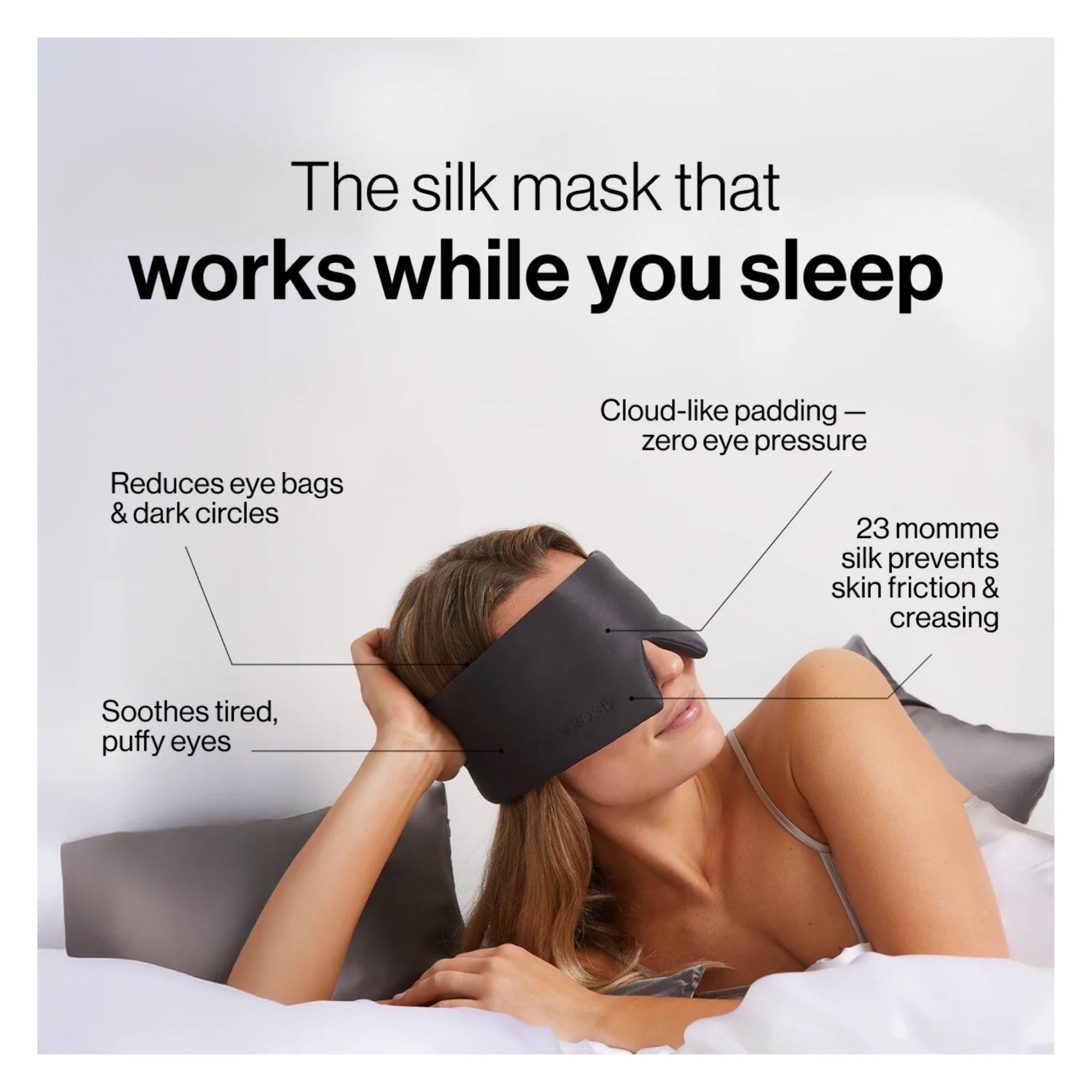 Deep Sleep Mask Black Dore & Rose