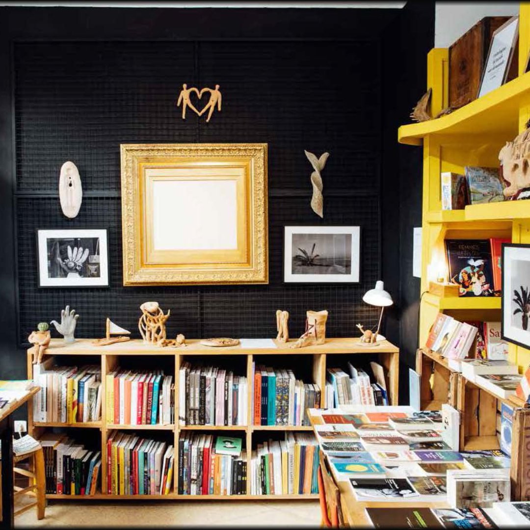 Bookstore travel coffee table book featuring iconic bookstores from around the world