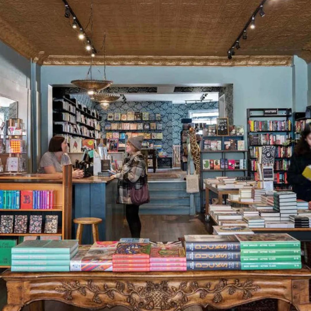 Bookstore travel coffee table book featuring iconic bookstores from around the world