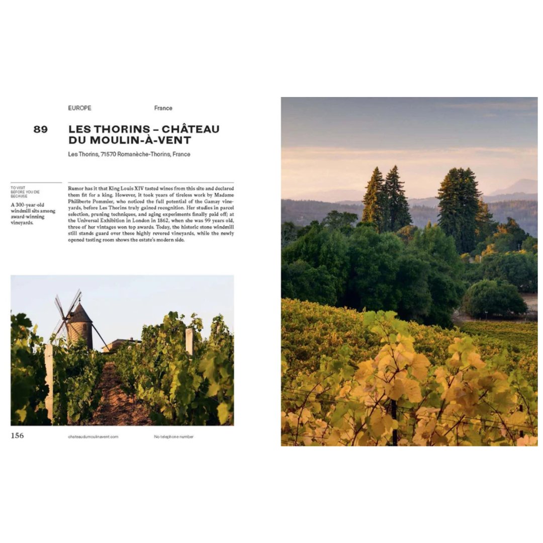 Vineyard coffee table book featuring beautiful vineyards from around the world