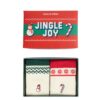 2-pack organic Christmas socks in festive Jingle Joy designs