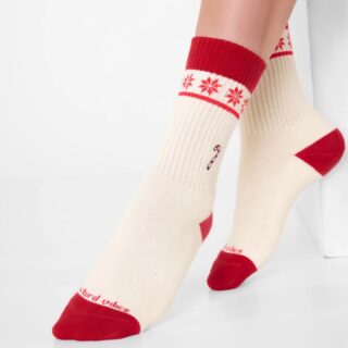 2-Pack Gift Set – Xmas Jingle Joy (Organic Christmas Socks)