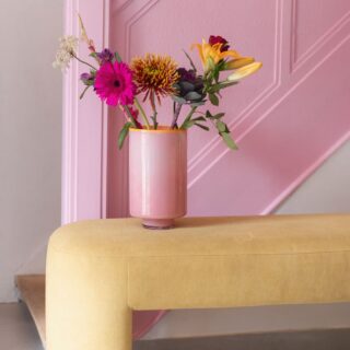 Blush Pink Vase Milo 26 x 15 cm