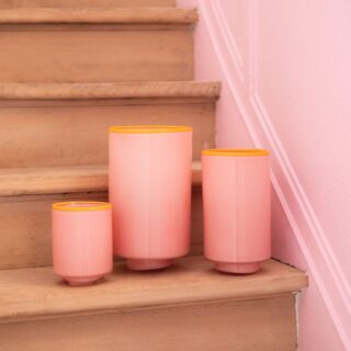 Blush Pink Vase Milo 26 x 15 cm