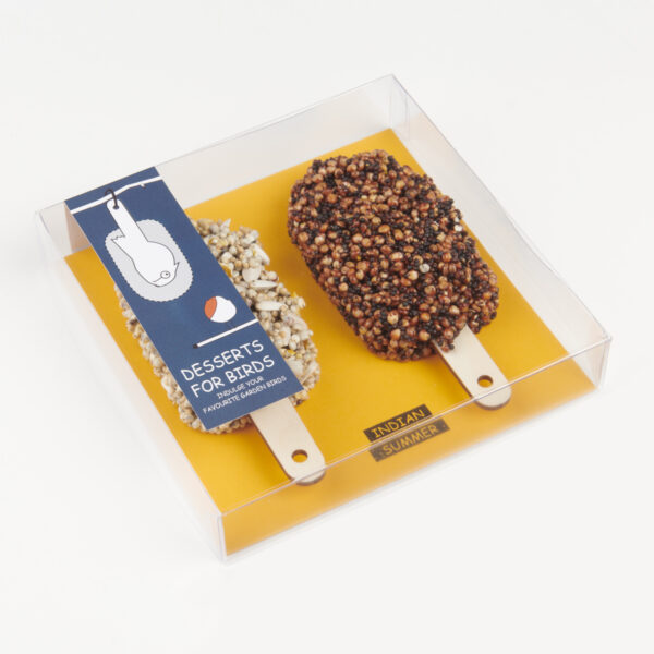 Indian Summer bird seed ice cream gift for garden birds