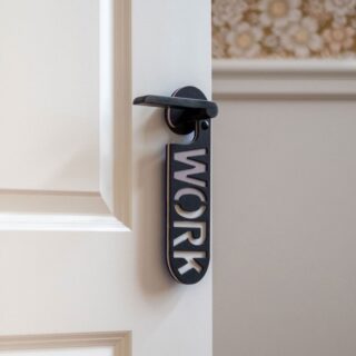 PUKI WUKI Door Hanger Chill / Work Blue & Black