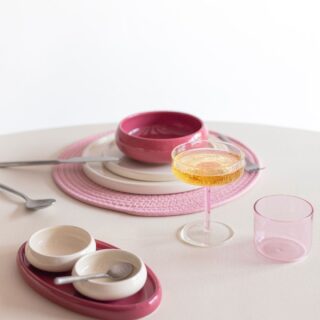 Glasss 29cl Pink Fizz - set/4