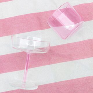 Glasss 29cl Pink Fizz - set/4