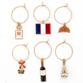 French Wine Charms | Parisian Chic