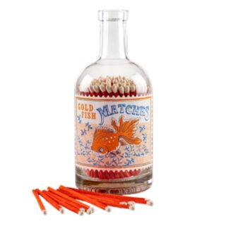 Goldfish Stamp Matches Bottle - Archivist
