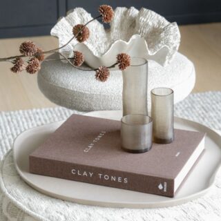 Linen Cover Storage Book – Clay Tones (XL)