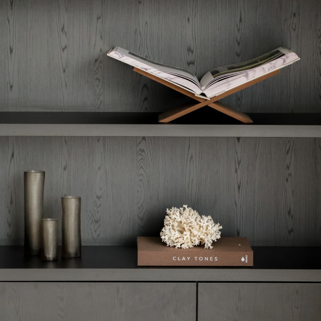 coffee table storage book clay tones brown linen hidden storage