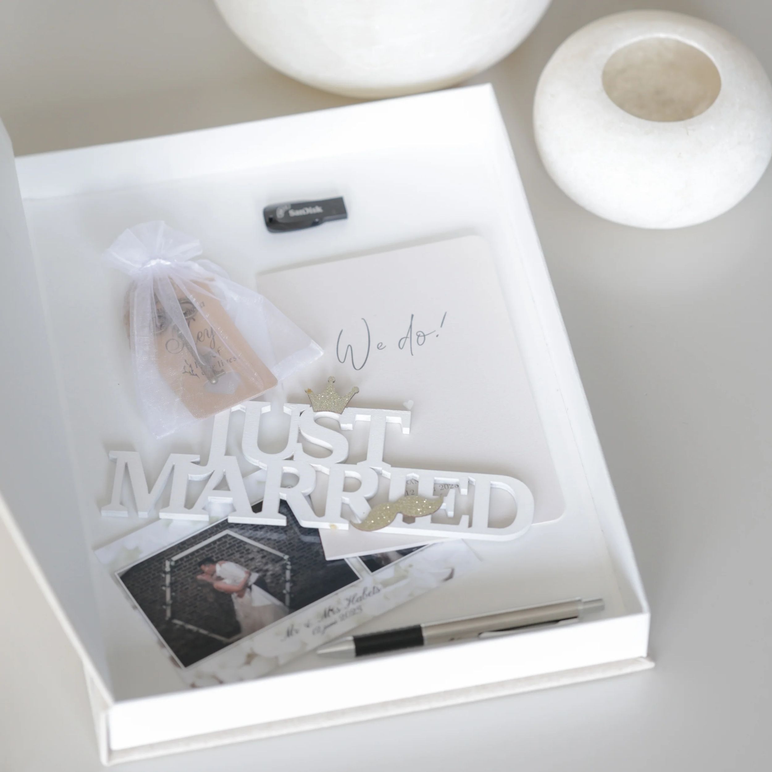 just marries memories storage book